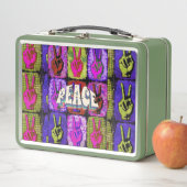 Peace Metal Lunch Box (In situ)