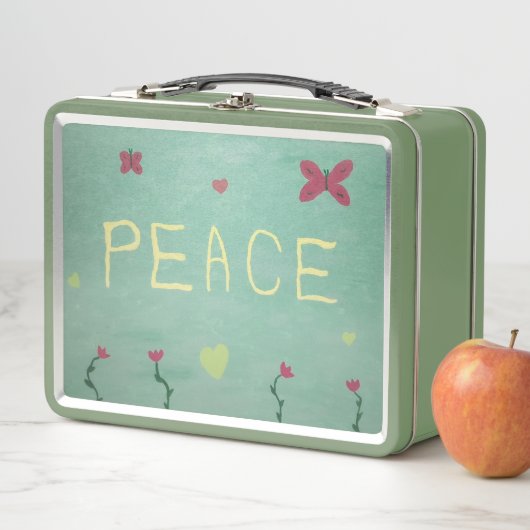 Peace Metal Lunchbox (In situ)