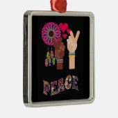 Peace Metal Ornament (Rechts)