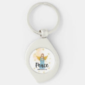 PEACE METAL SLEUTELHANGER (Voorkant)