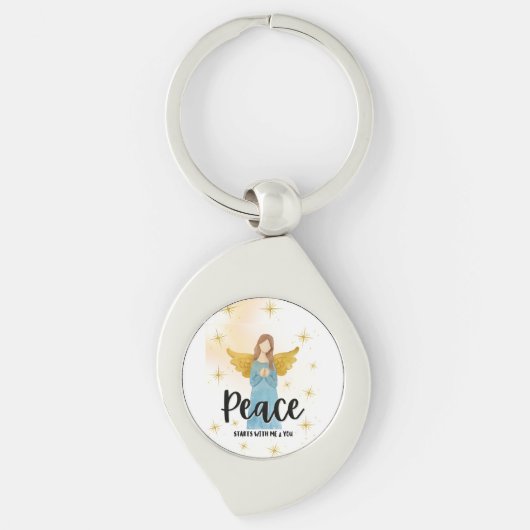 PEACE METAL SLEUTELHANGER (Voorkant)