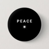 Peace Minimalist Symbol  Ronde Button 5,7 Cm (Voorkant)