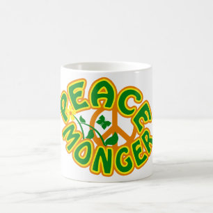 Peace Monger-mok - kies stijl en kleur Koffiemok
