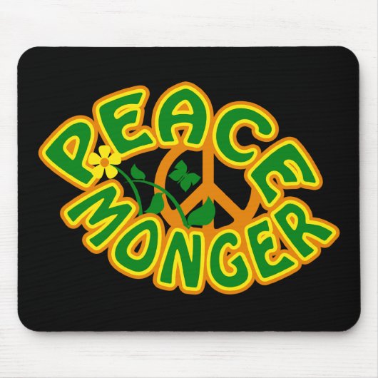 Peace Monger mousepad Muismat (Voorkant)
