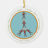 Peace Monkeys Ornament (Voorkant)
