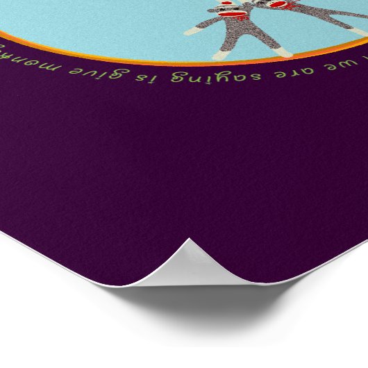 Peace Monkeys Poster (Hoek)