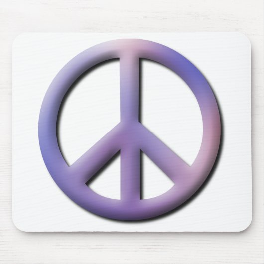 Peace Mousepad Muismat (Voorkant)