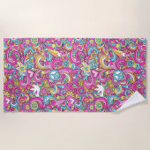 Peace n’ Love Beach Towel Strandlaken (Voorkant)