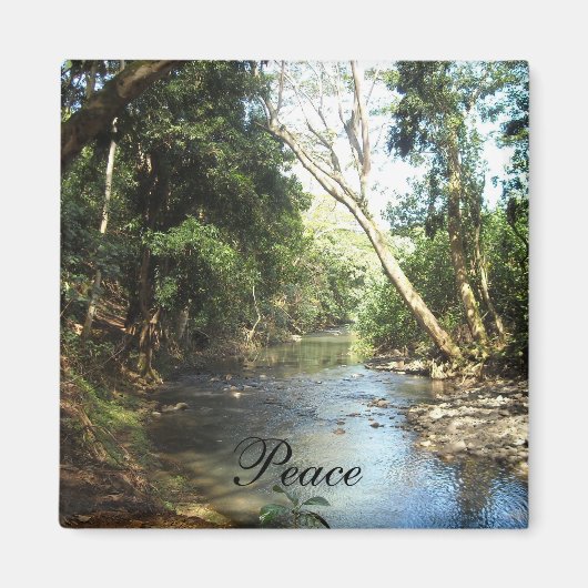Peace Natuur Scene Magneet (Voorkant)
