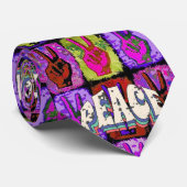 Peace Necktie Stropdas (Opgerold)