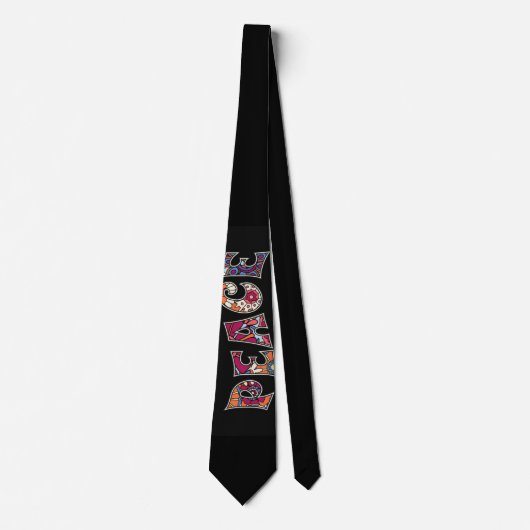 Peace Necktie Stropdas (Voorkant)