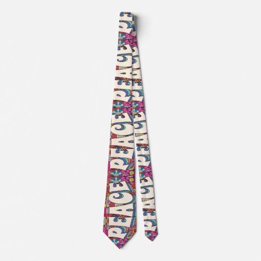 Peace Necktie Stropdas (Voorkant)