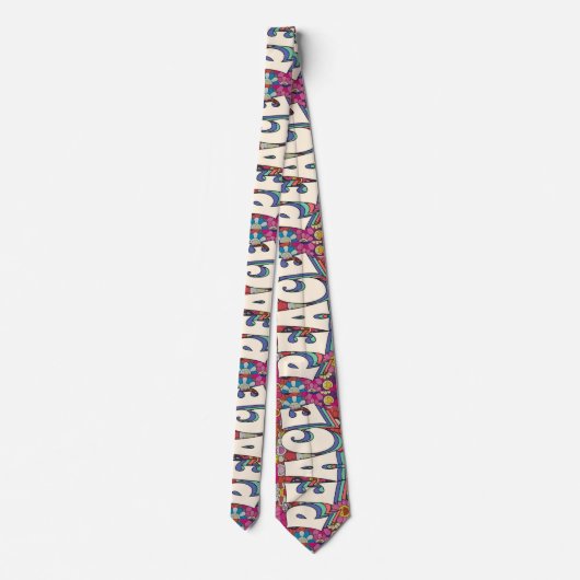 Peace Necktie Stropdas (Achterkant)