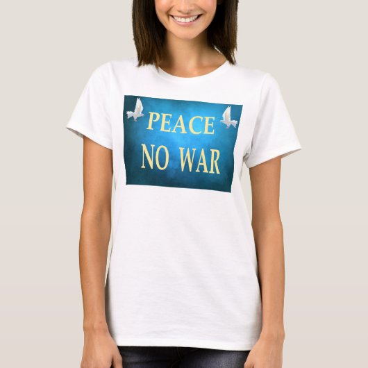Peace No War T-shirt (Voorkant)