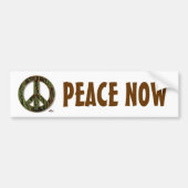 Peace Now Bumpersticker (Voorkant)