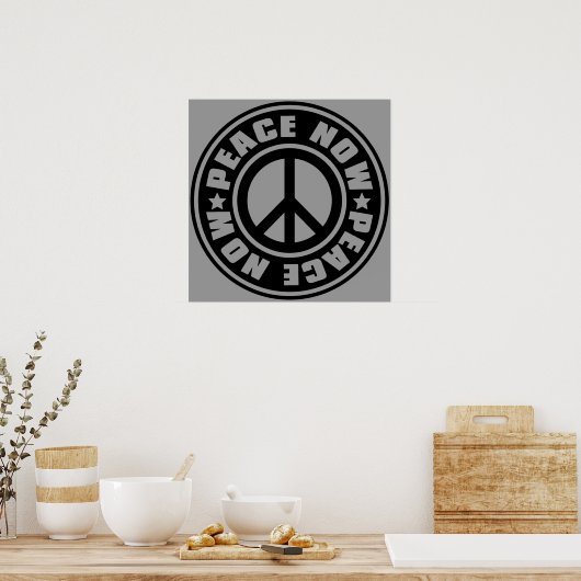 PEACE_NOW POSTER (Keuken)