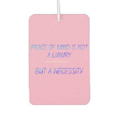 Peace of mind luchtverfrisser (Voorkant)