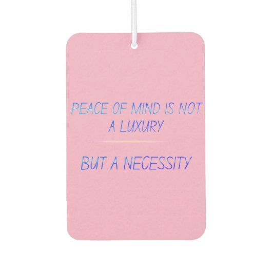 Peace of mind luchtverfrisser (Voorkant)