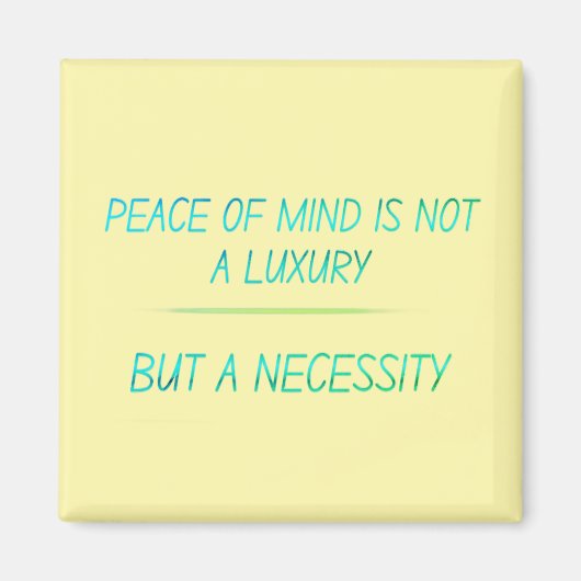 Peace of mind magneet (Voorkant)