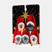 PEACE ON EARTH 5 toont metalen ornament (Voorkant links)