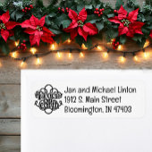 Peace on Earth Aangepaste retour adreslabel Etiket