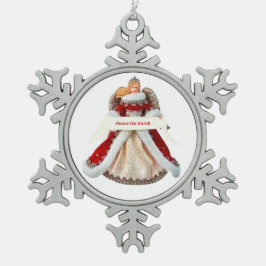 Peace on Earth Angel Ornament