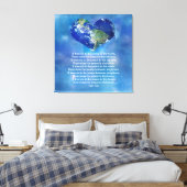 Peace on Earth Canvas Afdruk (Insitu (Slaapkamer))