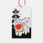 PEACE ON EARTH - Chow cadeau labels Cadeaulabel (Voorkant)