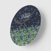 Peace On Earth Christmas Trees Ronde Klok (Hoek)