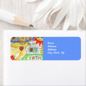 Peace on Earth Dove Address Label (Insitu)