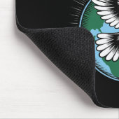 Peace On Earth Dove And Globe Faith Christmas Spir Muismat (Hoek)