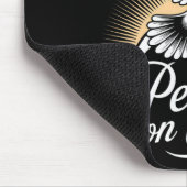 Peace On Earth Dove And Globe Peaceful Christmas Muismat (Hoek)