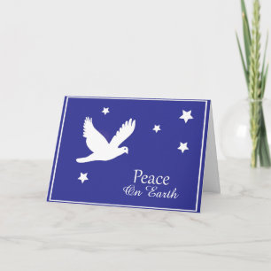 Peace on Earth Dove Christmas-Kaart Feestdagen Kaart