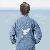 Peace on Earth Dove Denim Jacket