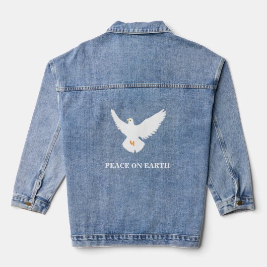 Peace on Earth Dove Denim Jacket (Achterkant)
