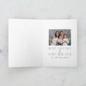 Peace on Earth Dove-fotokerstmis Kaart (Binnen)