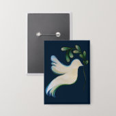Peace on Earth Dove of Hope                        Button (Voorkant / Achterkant)