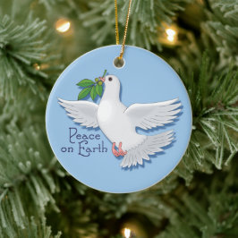 Peace on Earth Dove Ornament