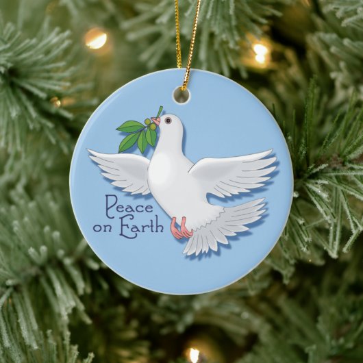 Peace on Earth Dove Ornament (Boom)