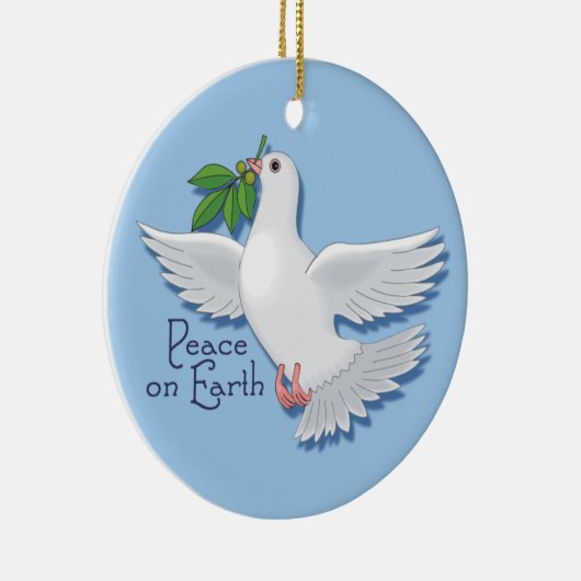 Peace on Earth Dove Ornament (Rechts)