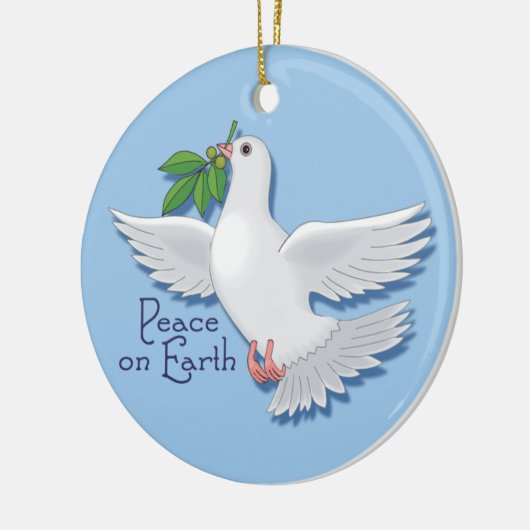 Peace on Earth Dove Ornament (Links)