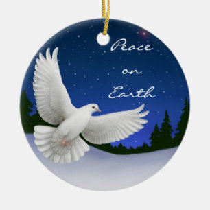 Peace on Earth Dove Ornament