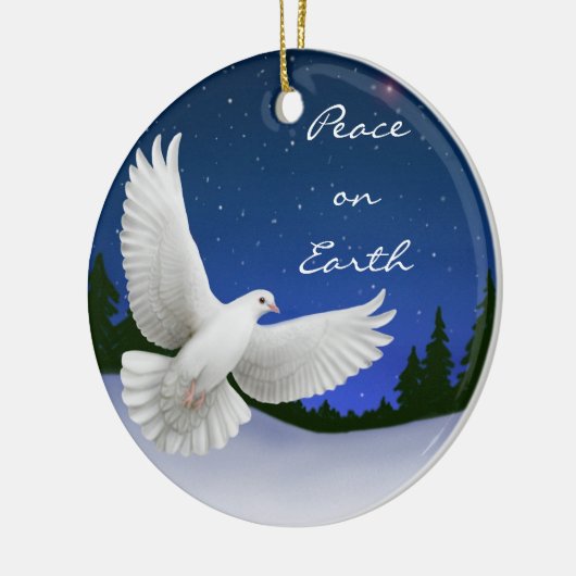 Peace on Earth Dove Ornament (Links)