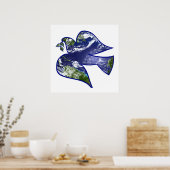Peace on Earth Dove Poster (Keuken)