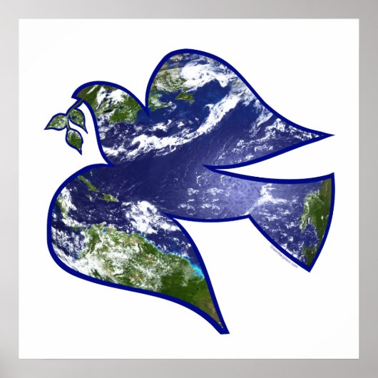 Peace on Earth Dove Poster (Voorkant)