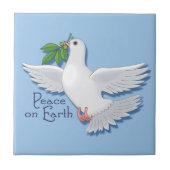 Peace on Earth Dove Tegeltje (Voorkant)