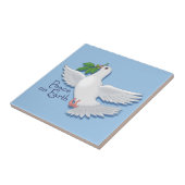 Peace on Earth Dove Tegeltje (Zijkant)