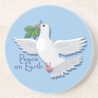 Peace on Earth Dove Zandsteen Onderzetter