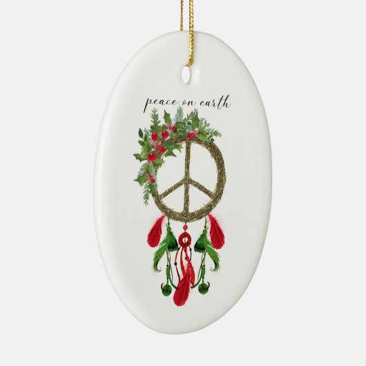 Peace on Earth Dream Catcher Ornament (Rechts)