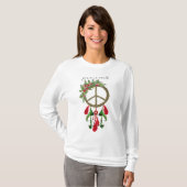 Peace on Earth Dream Catcher-Shirt voor kerstmis T-shirt (Voorkant volledig)